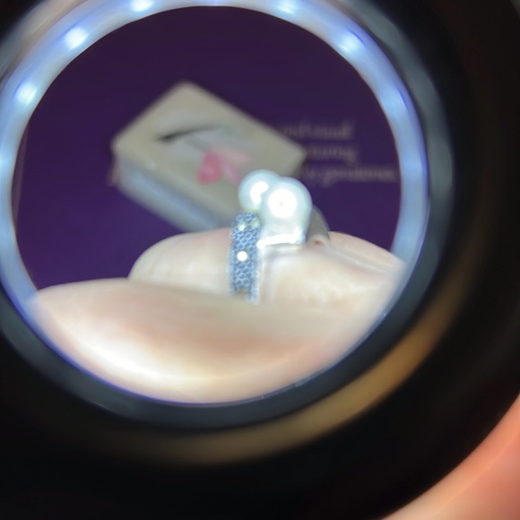 Pearl and Marcasite Bypass 925 - Picture 3 of 6